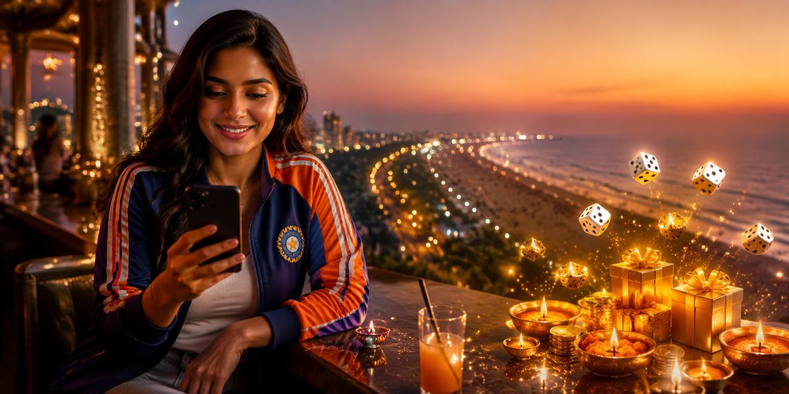 View of Chennai Marina Beach with festive cricket atmosphere
